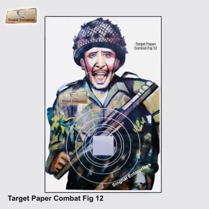 Target Paper Combat Fig 12