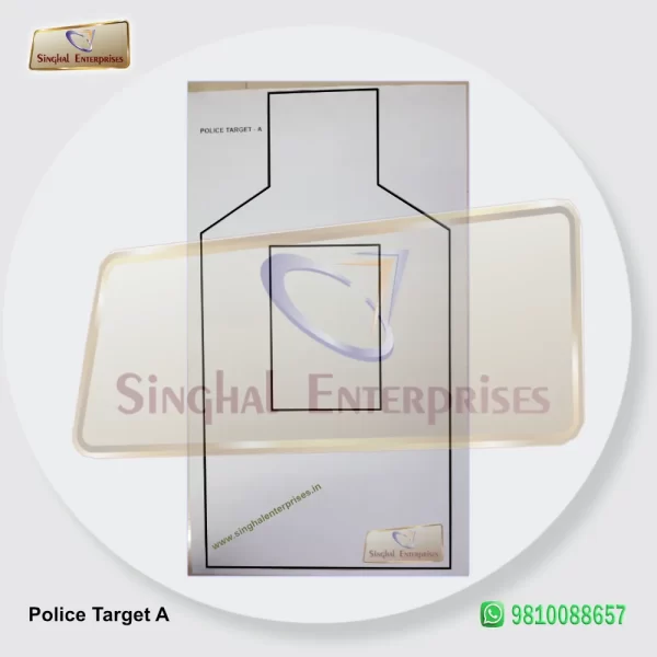 Paper Police Target Police Target A - Army Training Store, Musketry Stores Supplier