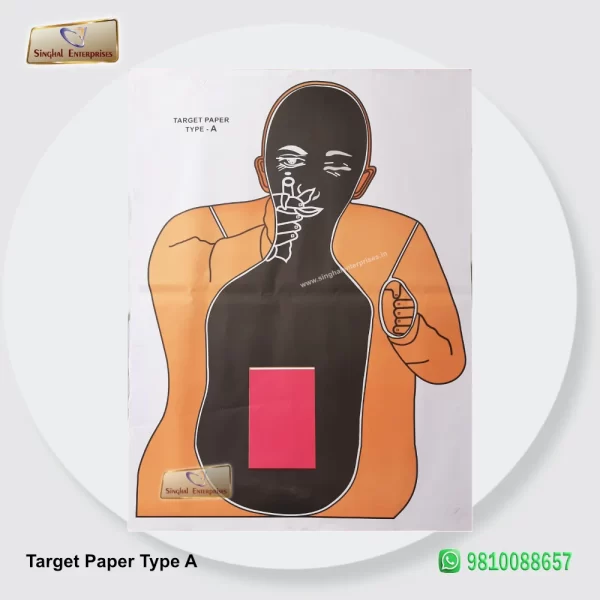 Target Paper Type A - Army Training Store, Musketry Stores Supplier