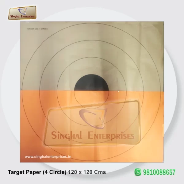 Target Paper (4 Circle) 120 x 120 Cms - Army Training Store, Musketry ...