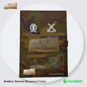 Soldiers Service Document Folder