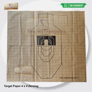 Target Paper 4 x 4 Zeroing